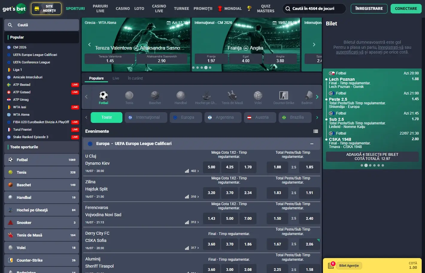 Get's Bet Pariuri Sportive
