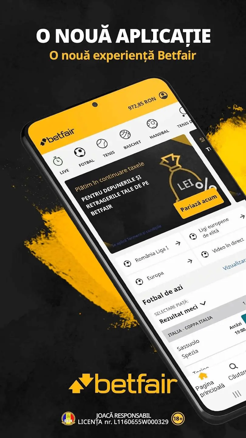 Recenzie și păreri Betfair aplicație 1