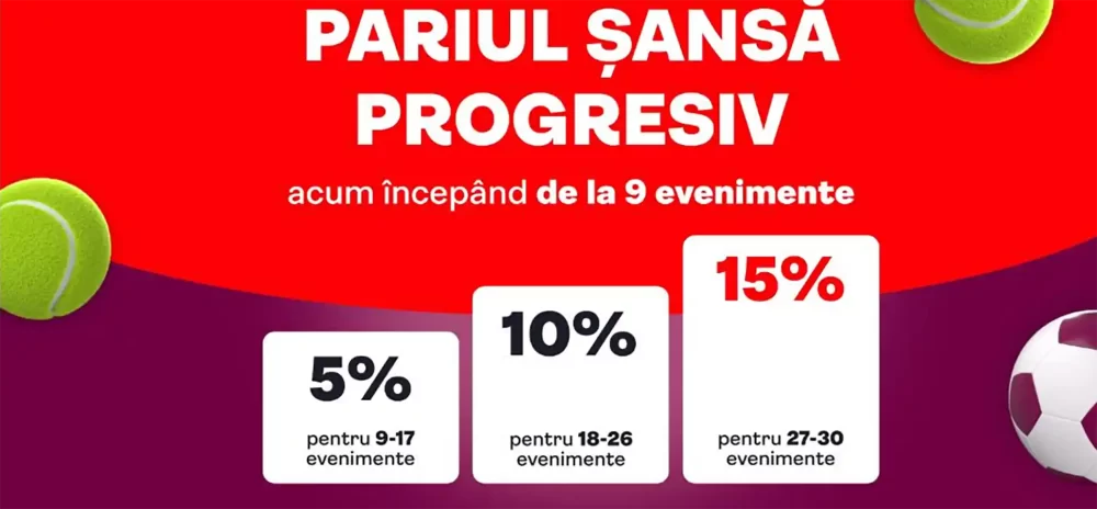 Pariul Sansa Progresiv la Superbet