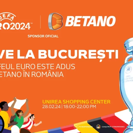 Trofeul EURO 2024, adus in Romania de Betano