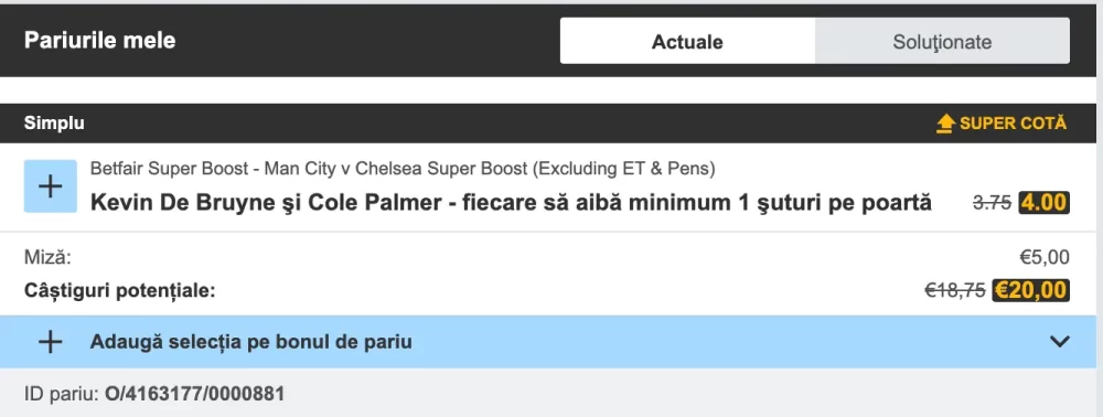 Duel aprins in semifinalele FA CUP: De Bruyne vs Palmer