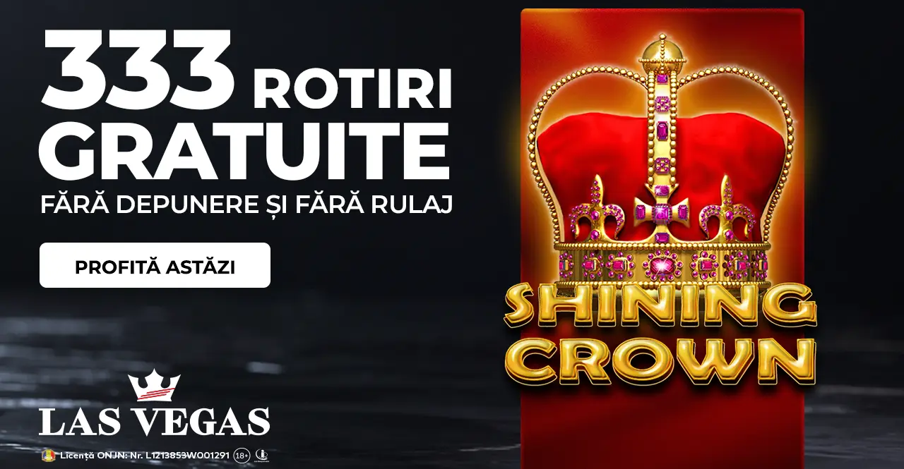 333 Rotiri Gratuite la Shining Crown