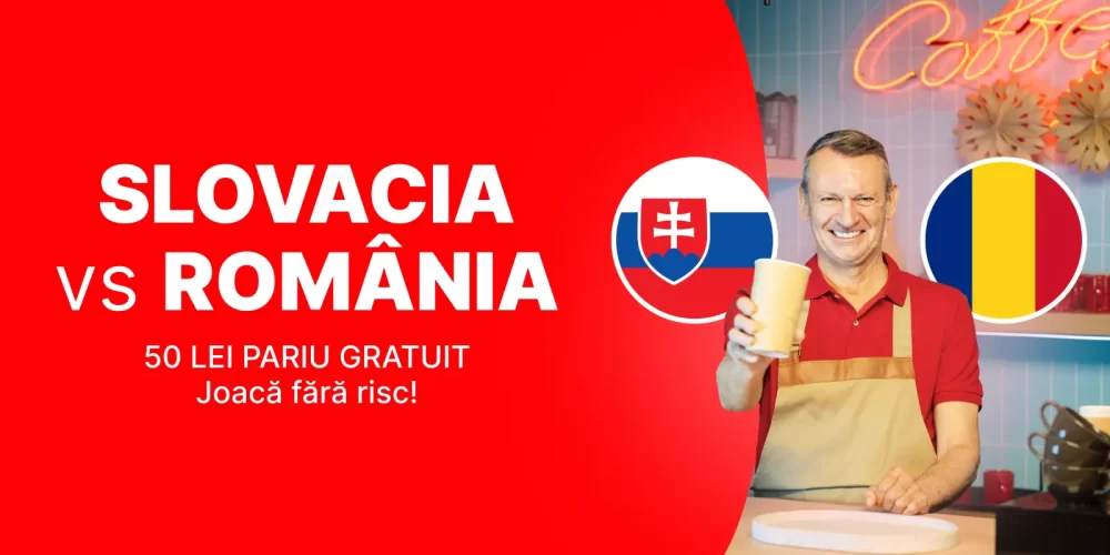 50 RON Pariu Fără Risc pentru Slovacia vs România