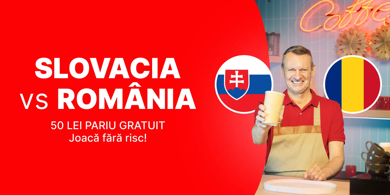 50 RON Pariu Fără Risc pentru Slovacia vs România