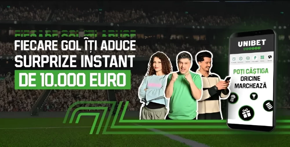Premii CASH la fiecare gol marcat la EURO 2024