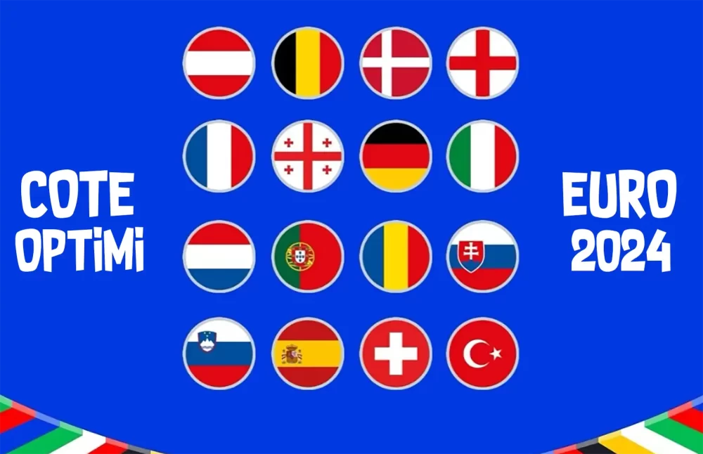 Cote pariuri optimi Euro 2024 - Top favorite sa mearga mai departe
