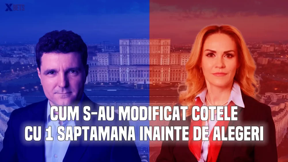Cum s-au modificat cotele la pariuri cu doar 1 saptamana inainte de alegeri