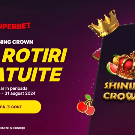 350 Rotiri Gratuite FĂRĂ DEPUNERE la Shining Crown