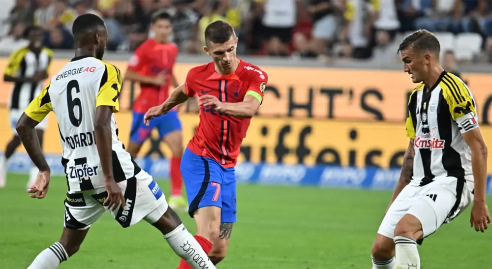 Cine transmite FCSB vs LASK la TV?