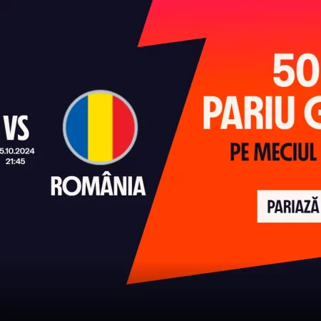 50 RON Bonus Lituania vs România – Pariază gratuit pe meciul naționalei