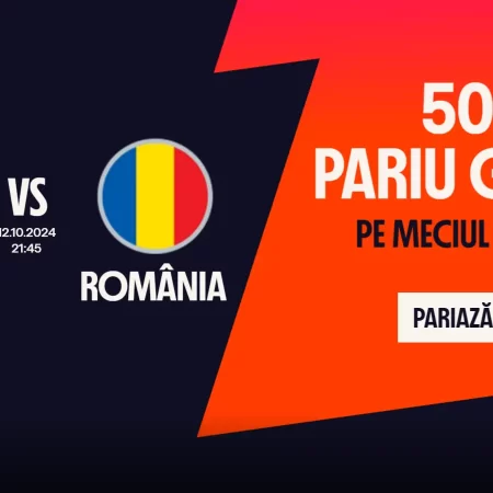 50 RON Bonus Fără Depunere pentru Cipru vs România, doar la Betano