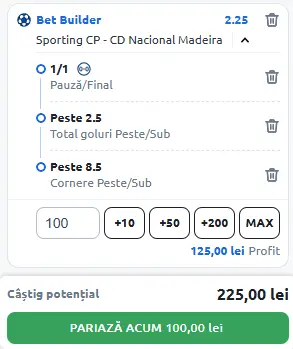 Sporting Lisabona - Nacional Madeira