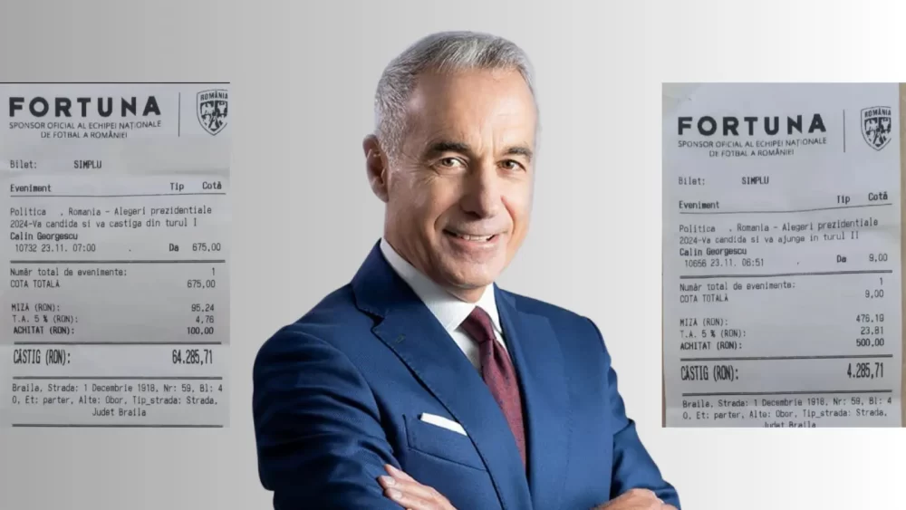 Românii au pariat masiv pe victoria lui Georgescu! Află ce sume uriașe au câștigat!