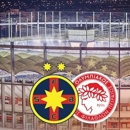 Cine transmite FCSB vs Olympiakos la TV pe 28 noiembrie?