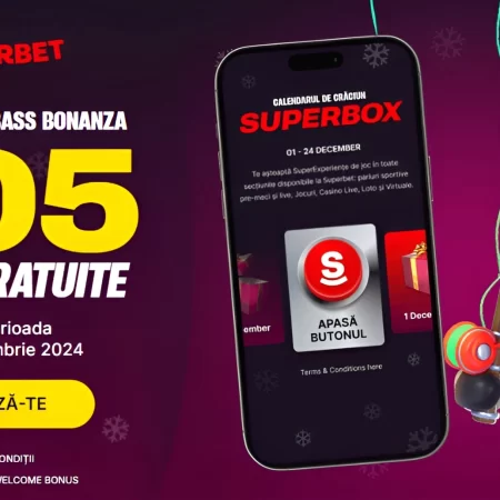 Bonus cu 505 Rotiri Gratuite Superbet valabil până la 24 decembrie