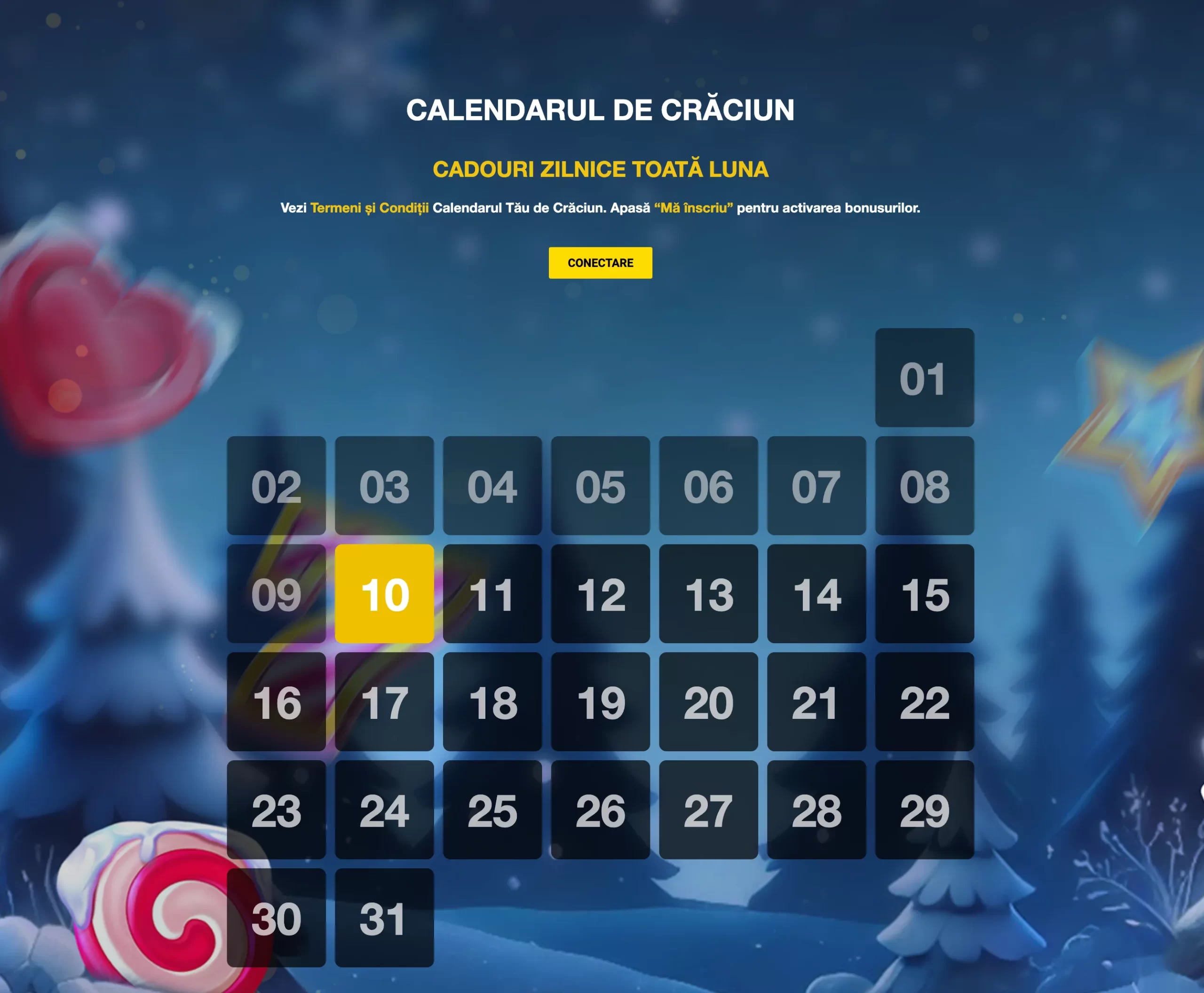 Calendar de Crăciun Casino Fortuna