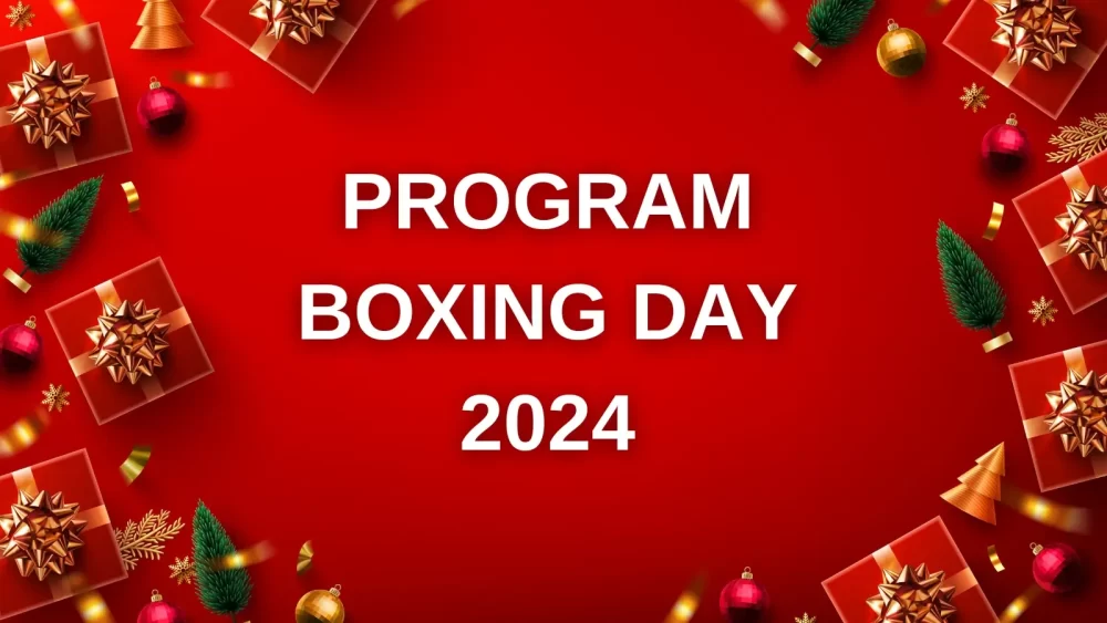 Program Boxing Day 2024