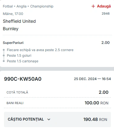 Sheffield United vs Burnley Super Pariu