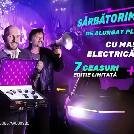 7 ani de Vlad Cazino: Câștigă o mașină electrică, ceasuri elvețiene și alte premii VLADtastice!