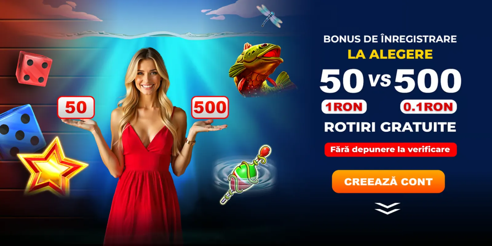 Bonus fără depunere WinBet: 50 sau 500 Rotiri Gratuite la alegere