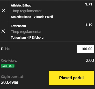 Cota 2 din Europa League pe favorite din 30 ianuarie