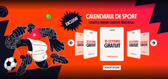 Calendarul de Sport Betano îți aduce Pariuri Gratuite Fără Rulaj