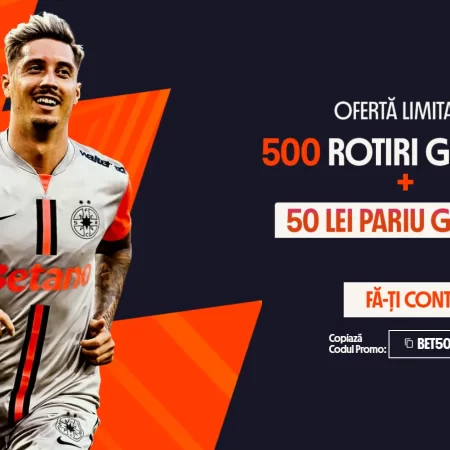 FCSB vs PAOK: Cum poți profita de 50 RON FreeBet și 500 Rotiri Gratuite?