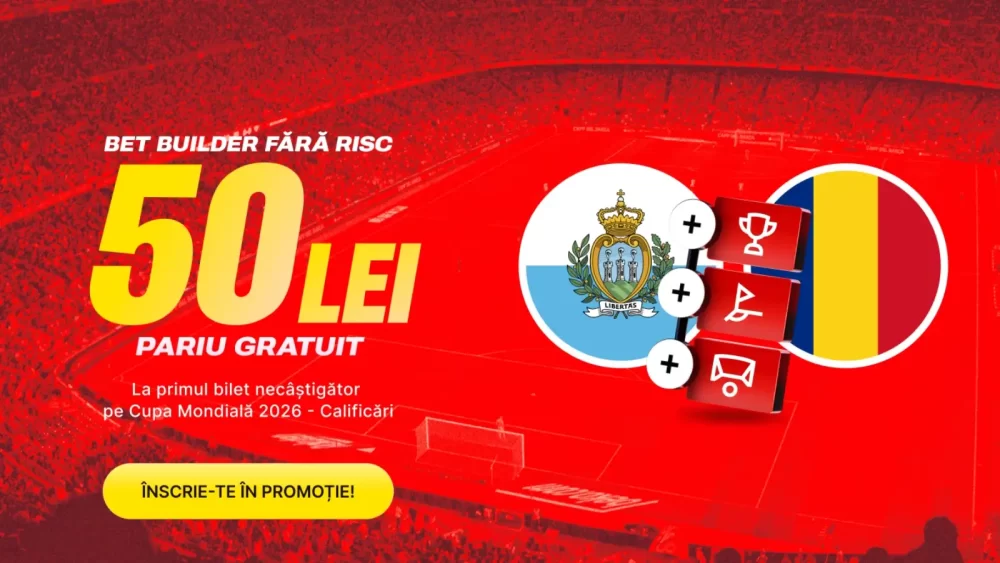 Câștigă 50 de lei Pariu Gratuit la Superbet doar azi 24 martie 2025