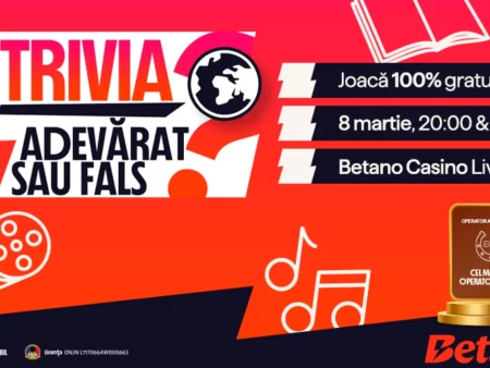 Trivia Adevărat sau Fals: Ediții Speciale de Ziua Femeii în Betano Casino Live!