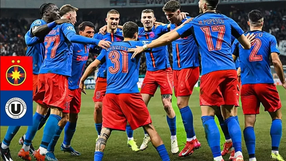 Cine transmite FCSB - U Cluj la TV pe 5 aprilie