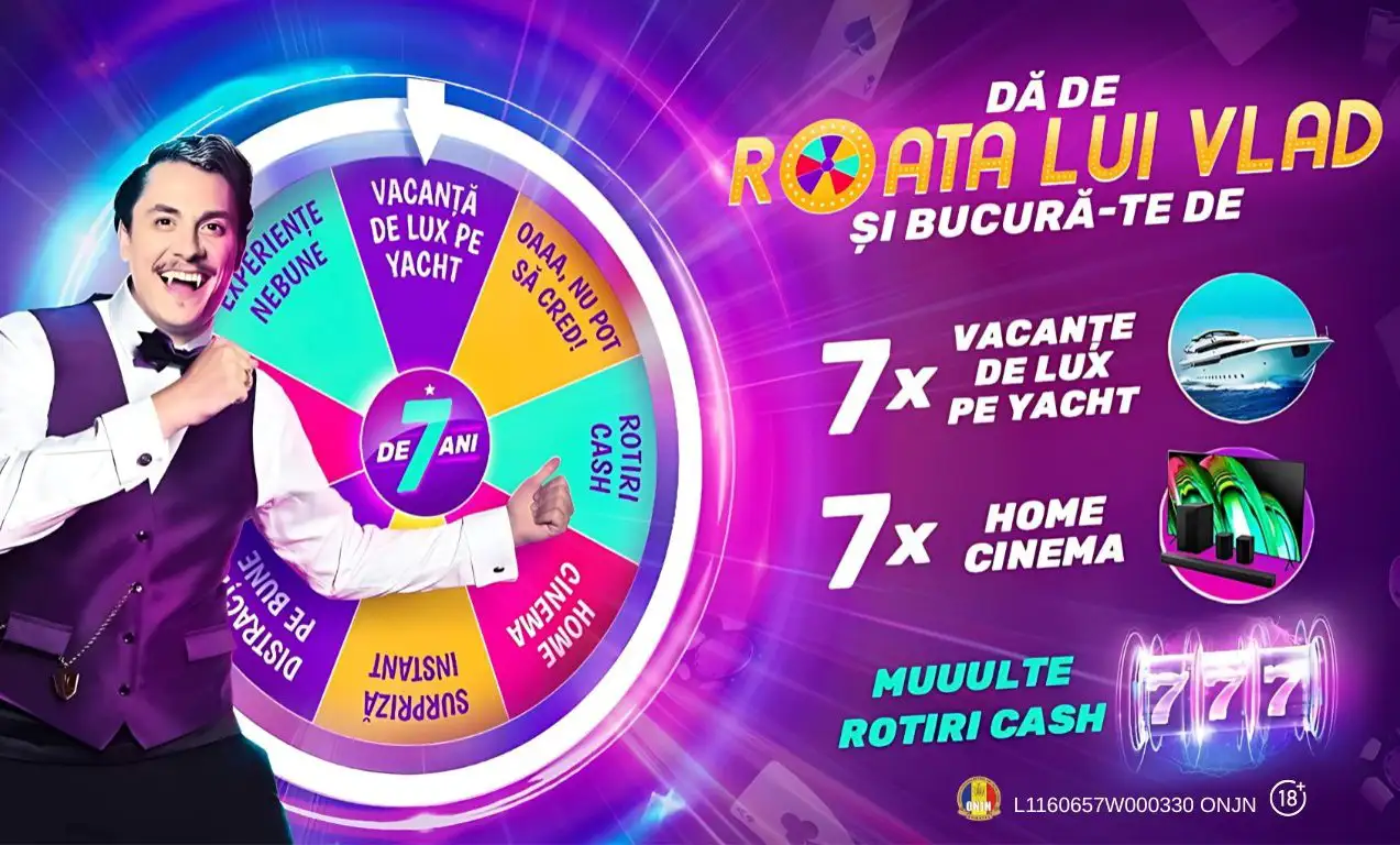 Roata lui Vlad revine cu premii șmecherifice, zi de zi, până pe 1 iunie!