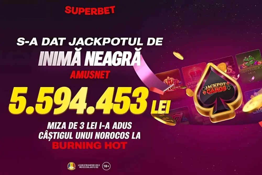 Jackpot Superbet de 5.594.453 la Burning Hot
