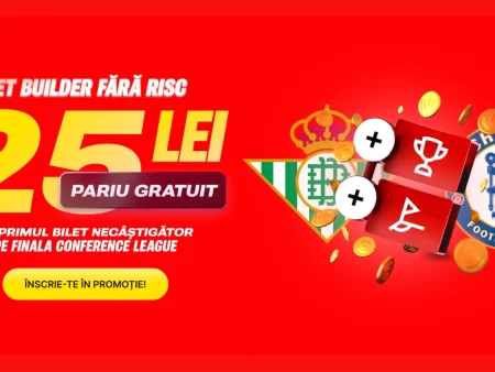Ai 25 de Lei Pariu Fără Risc pe Finala Conference League la Superbet