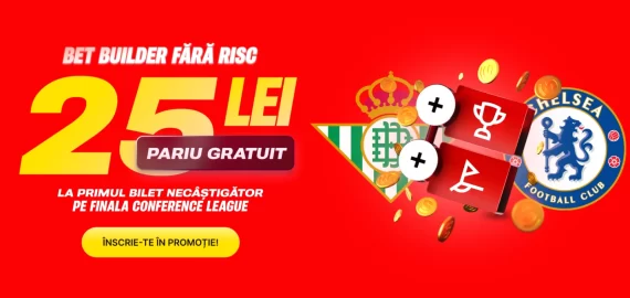 Ai 25 de Lei Pariu Fără Risc pe Finala Conference League la Superbet