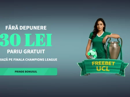 Ai parte de 30 de lei Pariu Gratuit Fără Depunere la Get’s Bet pentru Finala Champions League