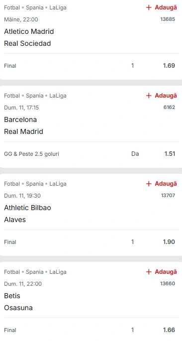 Biletul Etapei 35 din La Liga
