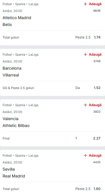 Biletul Etapei 37 din La Liga