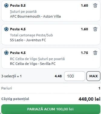 Biletul Zilei din Pariuri Speciale 10.05.2025
