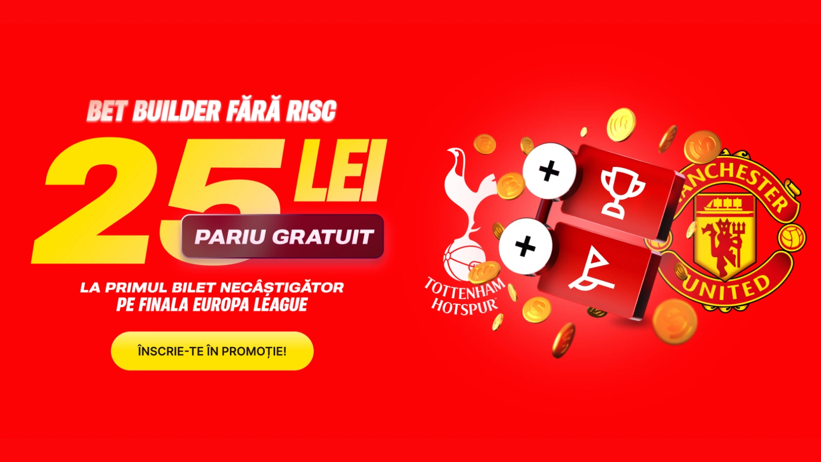 Câștigă 25 de lei Pariu Gratuit pe Finala Europa League 2025 la Superbet