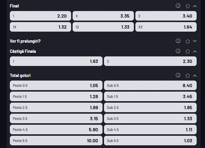 Ce cote pariuri PSG vs Inter gasesti la MaxBet