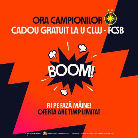 FCSB este campioană și Betano sărbătorește – 28 RON lei cadou