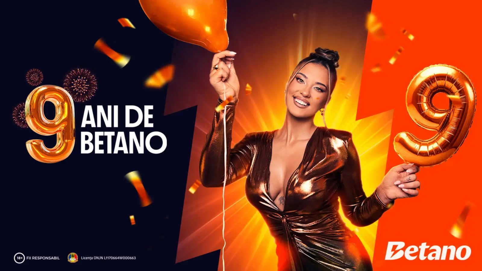 Sărbătorește 9 ani de Betano cu oferte speciale în toată luna mai!