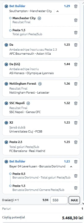Bilet de weekend din fotbal 10.05.2025