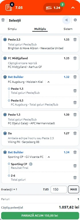 Biletul zilei din fotbal 04.05.2025