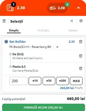 Bodo/Glimt vs Rosenborg