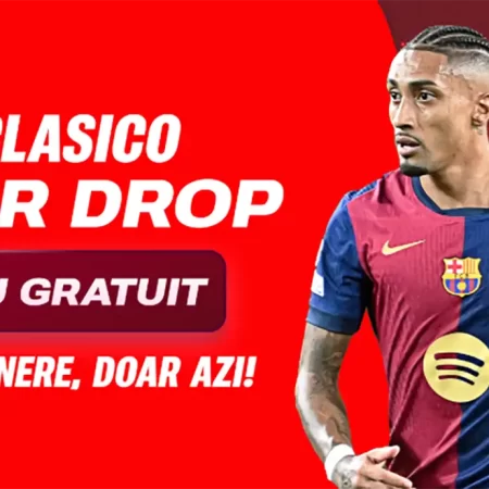 El Clasico îți aduce un Pariu Gratuit de 30 RON fără depunere