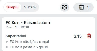 Koln - Kaiserslautern