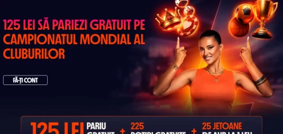 125 de lei Pariu Gratuit pe Campionatul Mondial al Cluburilor + 225 Rotiri Gratuite la Betano