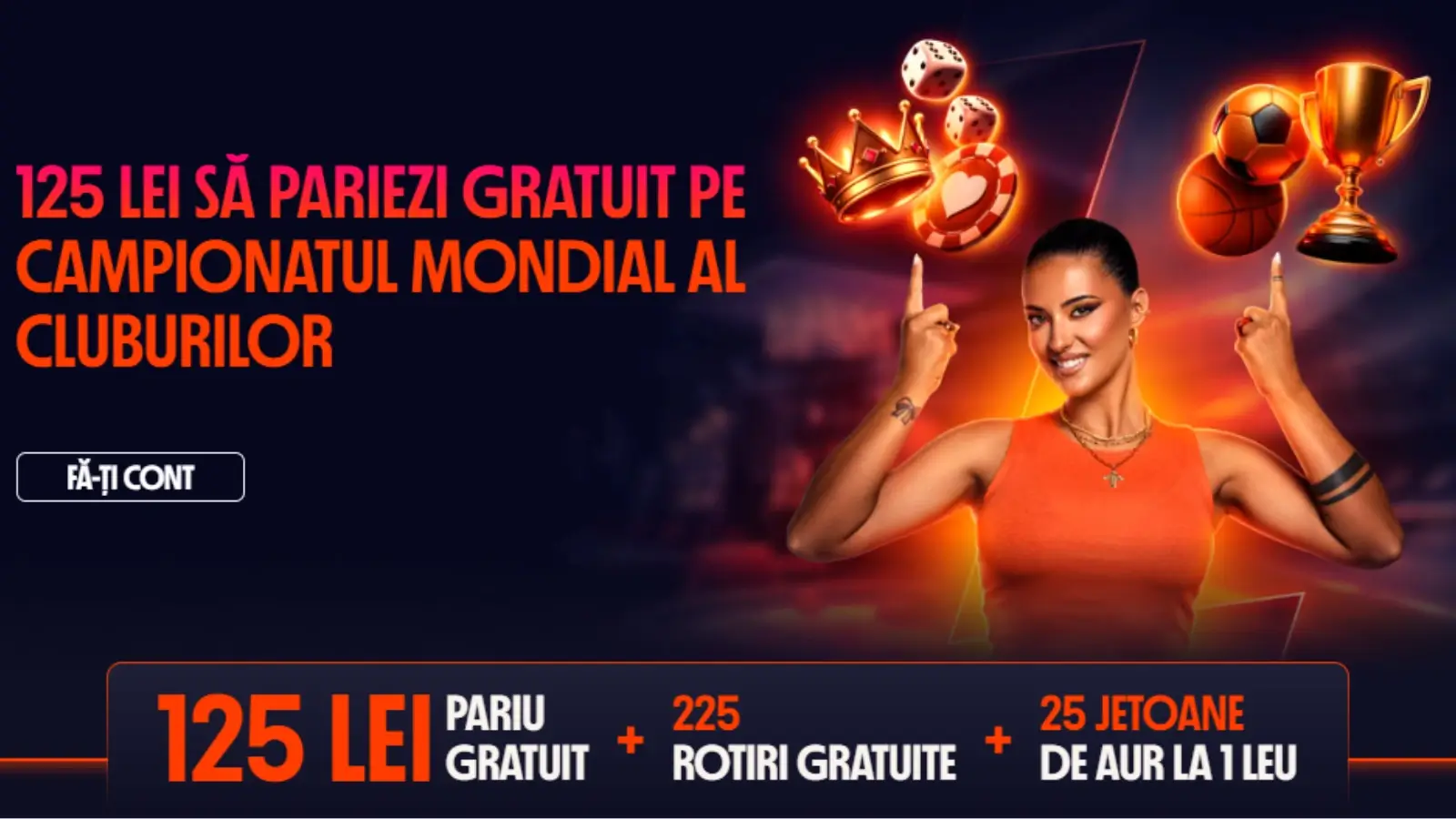 125 de lei Pariu Gratuit pe Campionatul Mondial al Cluburilor + 225 Rotiri Gratuite la Betano