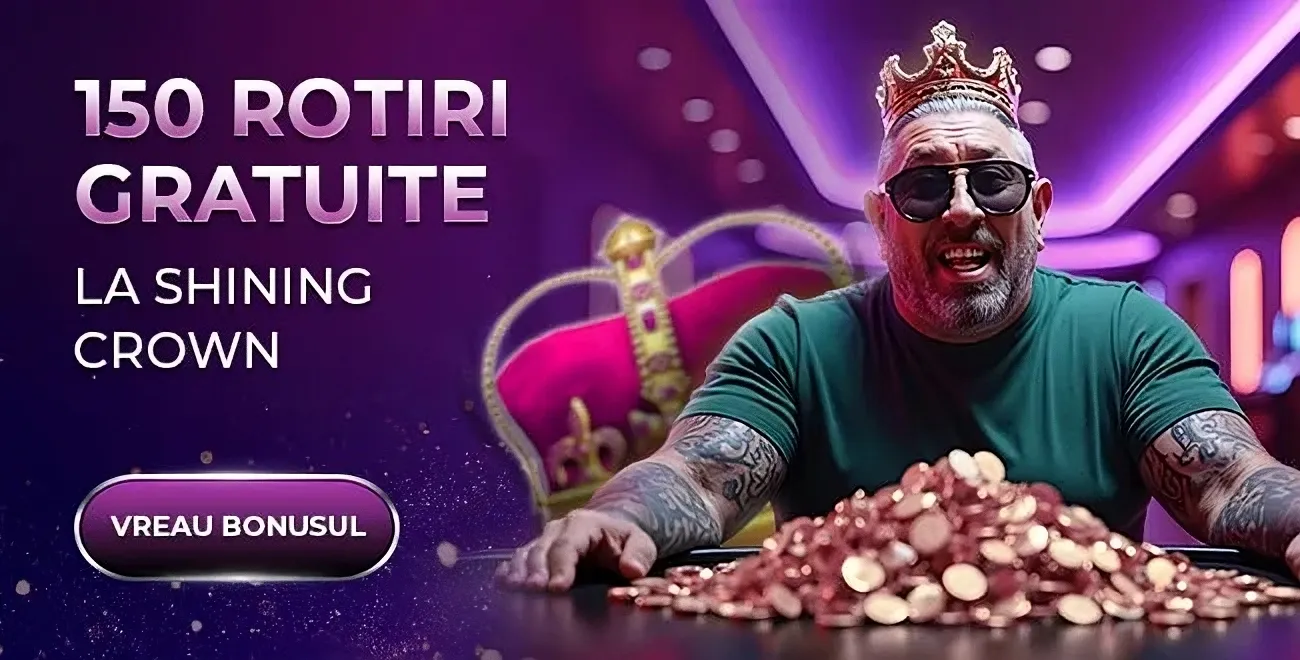 150 de Rotiri Gratuite Shining Crown fără depunere la Player